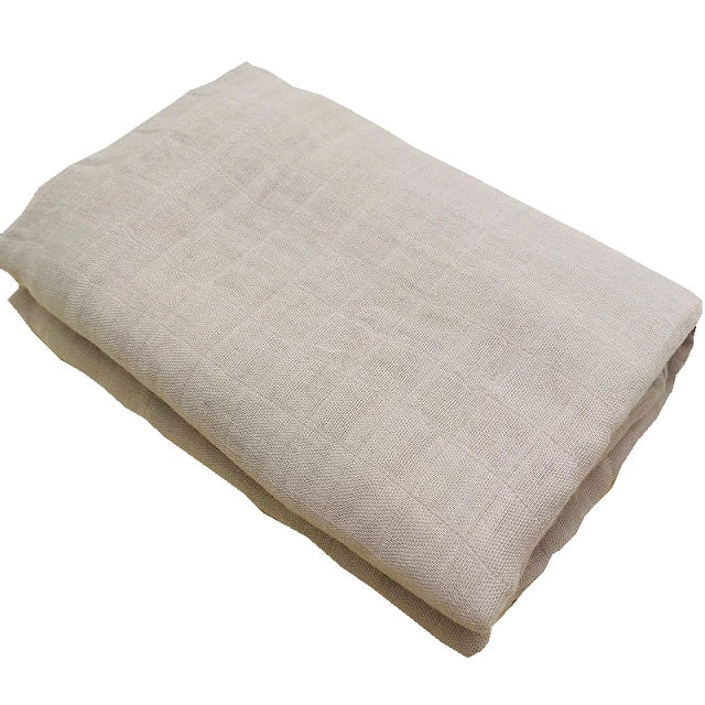 Bamboo Fiber Cotton Fabric Cloth - Beige - Home & Garden