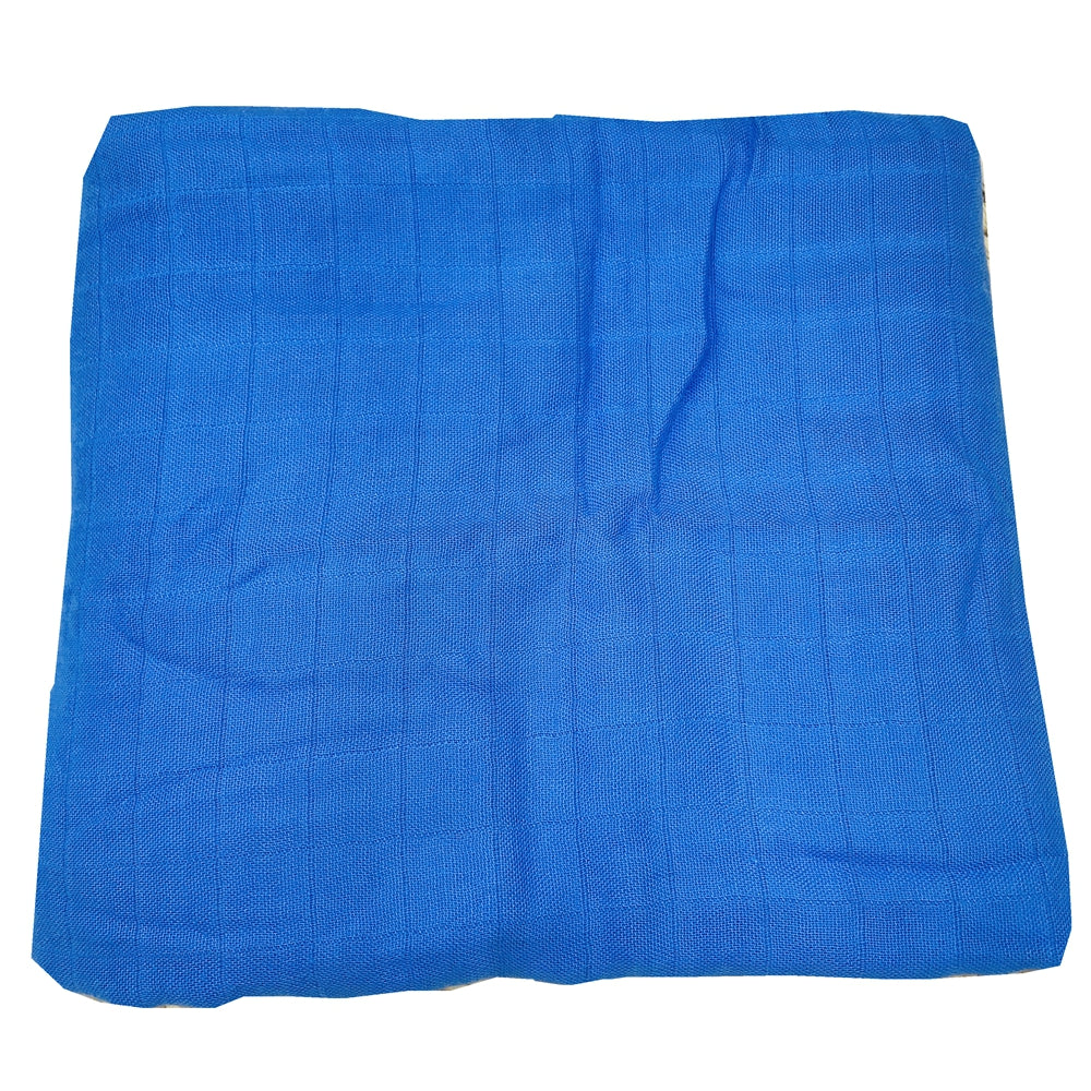 Bamboo Fiber Cotton Fabric Cloth - Blue - Home & Garden