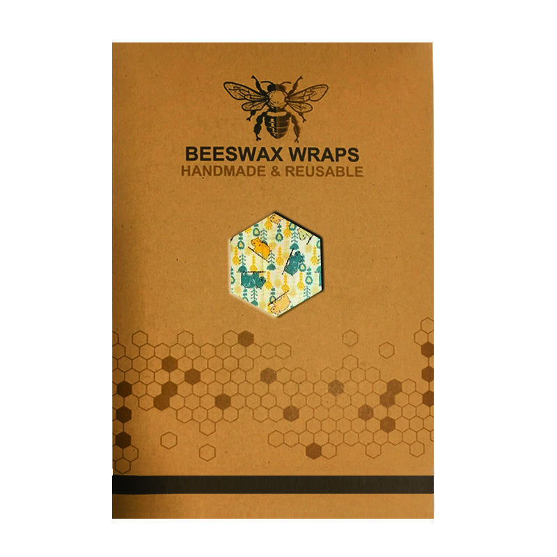 Eco Friendly Reusable Organic Bees Wax Paper Wrap - 1 Set 3