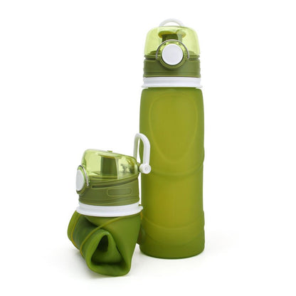 Eco-Friendly Silicone BPA-Free Water Bottles - Green - Home