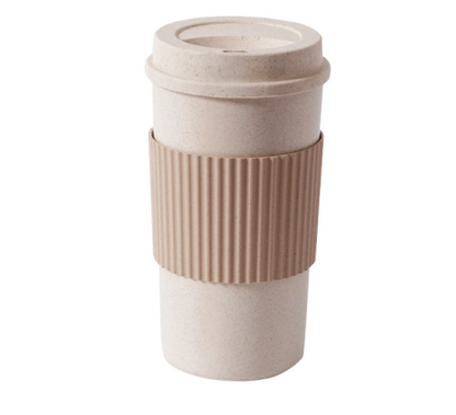 Eco-friendly Wheatstraw & Silicone Tumblers Mugs Cups -