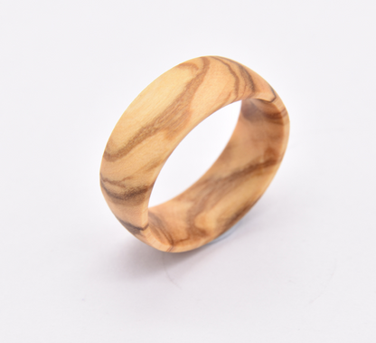 Handcrafted Olive Wood Rings - Wood Ring