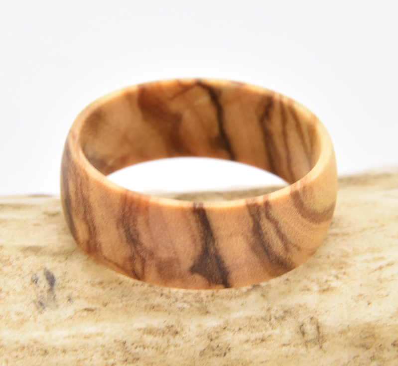 Handcrafted Olive Wood Rings - Wood Ring