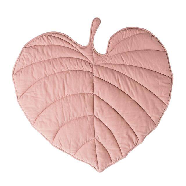 Leaf Shape Floor Kennel Blanket Pet Bed Accessories - Pink -