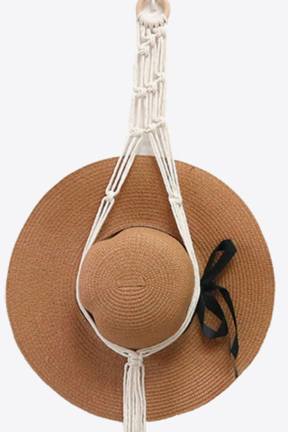 Macrame Coat & Hat Rack Hanger - Home & Garden