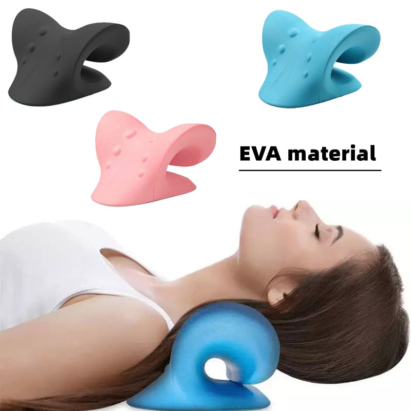 Neck Strain Stress Relief Spine Alignment Pillow - Home &