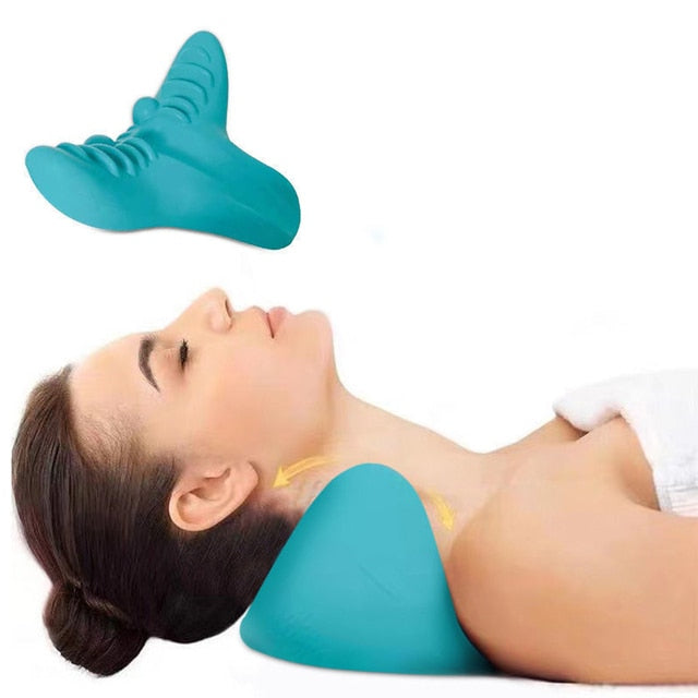 Neck Strain Stress Relief Spine Alignment Pillow - Other