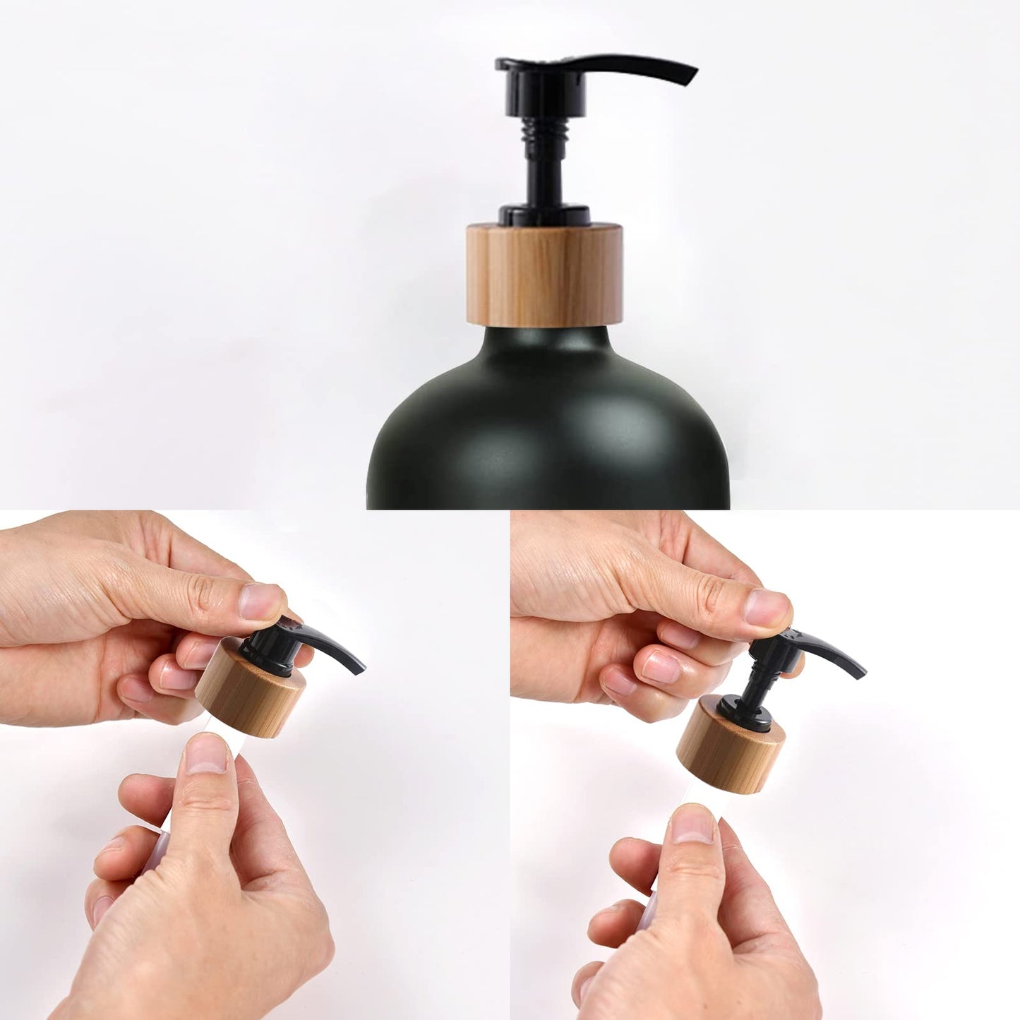 Refillable Rustic Soap & Lotion Dispensers Pump Bottle -