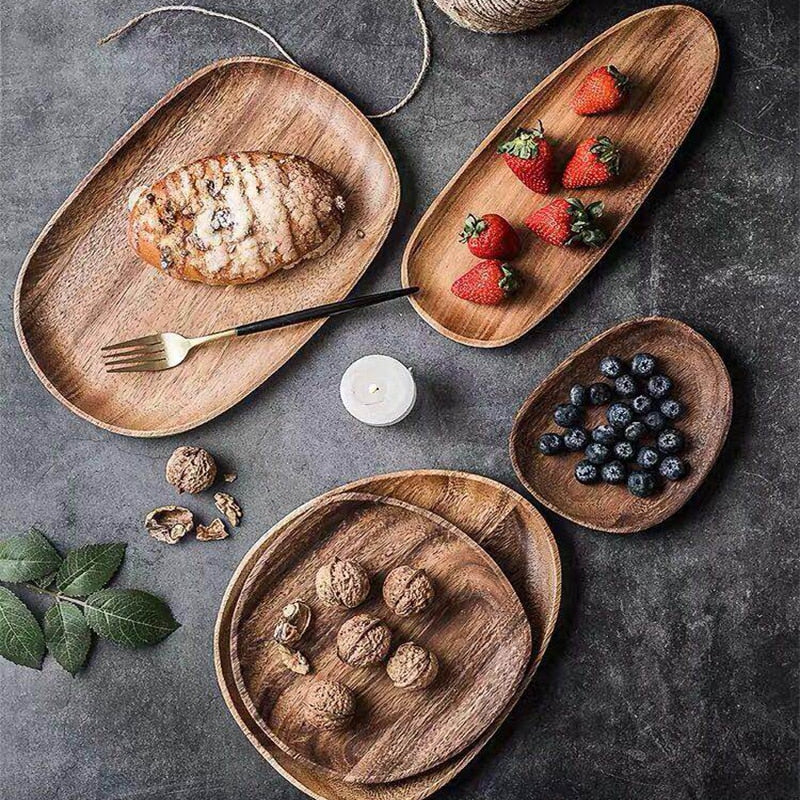 Rustic Cottage Whole Wood Serving Trays - Home & Garden