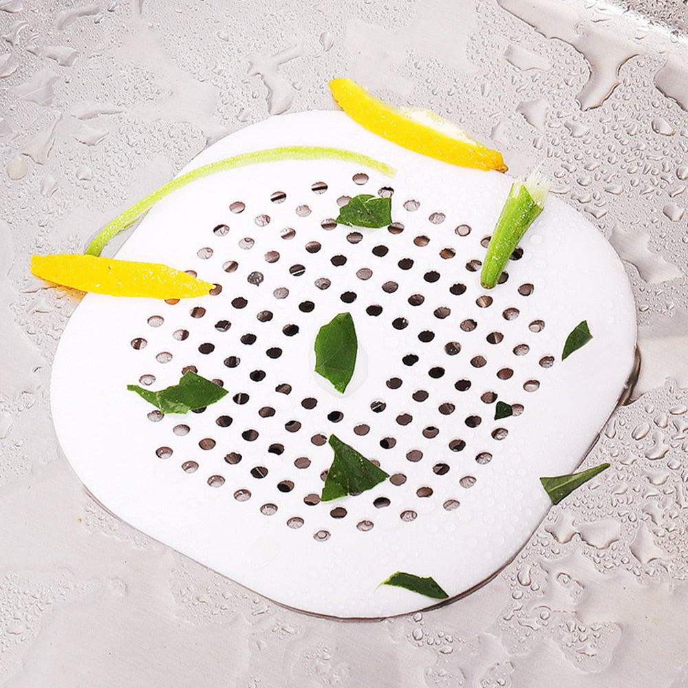 Silicone Anti-blocking Sink Drain Covers & Strainers - Home