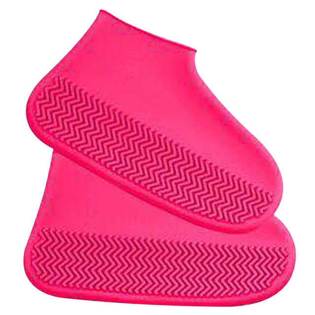 Silicone Shoe Covers - Rose Red / L - Shoe Care