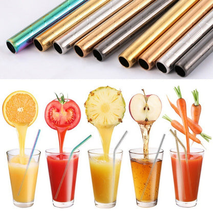 Steel Reusable Drinking Straws & Stirrers - Home & Kitchen