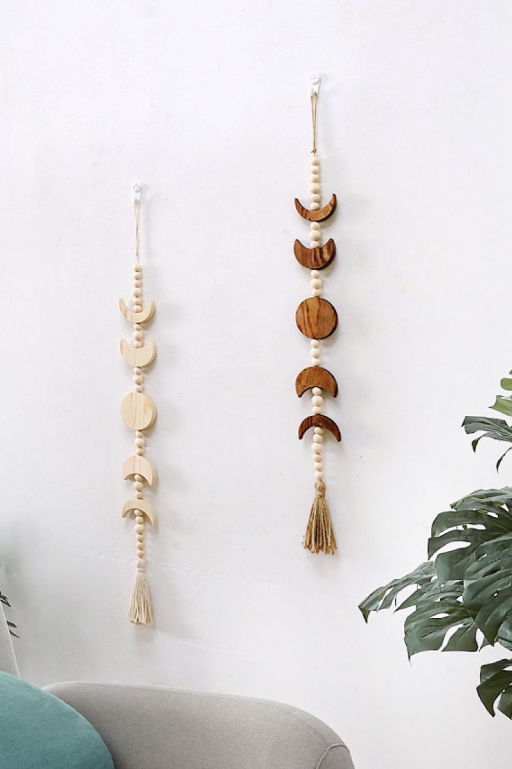 Wooden Tassel Wall Hanging Decor - Home & Garden