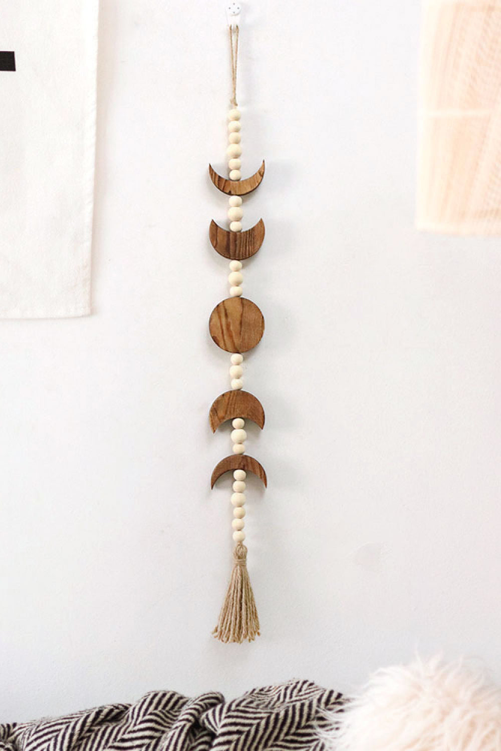 Wooden Tassel Wall Hanging Decor - Home & Garden